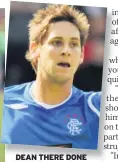  ??  ?? DEAN THERE DONE THAT Furman, above, played for Gers and with Zungu in the South Africa set-up