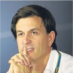  ?? Picture: Getty. ?? Much to ponder: Mercedes boss Toto Wolff.