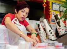  ??  ?? Pictured is Brenda Tran, owner of the Vietnam Cafe, in Des Moines, Iowa, who was featured in the America’s Food Chain series. (Photo by Kelsey Kremer/des Moines Register)