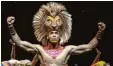  ?? Foto: U. Perrey, dpa ?? Weltweit ein Erfolg: das Musical „Der König der Löwen“.