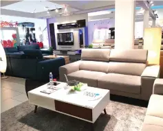  ??  ?? Drop by Spring Furniture Fair and browse the many sofa choices on offer.