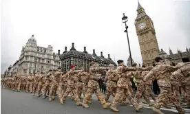  ?? Photograph: Shaun Curry/AFP/Getty Images ?? ‘Britain should pare back defence spending so it means just that: defence.’