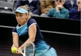  ?? FOTO EPA-EFE ?? Elise Mertens moest de wet van de sterkste ondergaan.