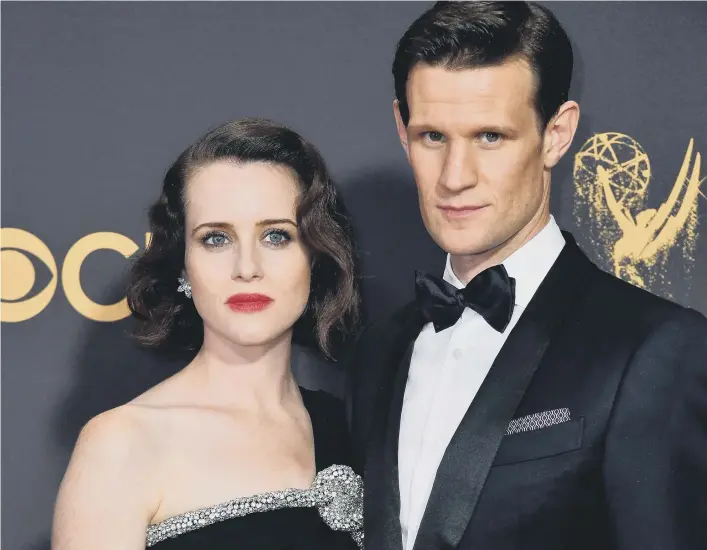  ??  ?? Claire Foy and Matt Smith played the royal couple in the first series of The Crown (photo: Getty Images)