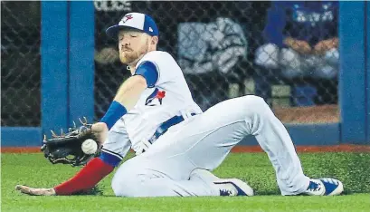  ?? RICK MADONIK TORONTO STAR FILE PHOTO ?? The Blue Jays were excited to get prospect Derek Fisher at the 2019 trade deadline, but he couldn’t play his way into a regular role in Toronto. Nobody could really understand why it cost so much to get him, Mike Wilner writes.