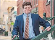  ?? BUZZ KUHNS/ETHAN 2018 CAMPAIGN VIA AP ?? This undated photo provided by the Ethan 2018 Campaign shows Ethan Sonneborn, of Bristol, Vt., who is one of four Vermont Democrats seeking the nomination to run for governor in today’s primary election.