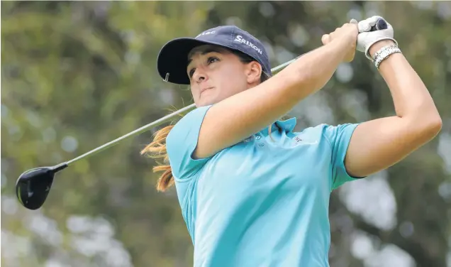  ?? Pictures: Gallo Images ?? FIGHTING BACK. Nicole Garcia is looking to get back into competitiv­e golf after a few injury-plagued years.