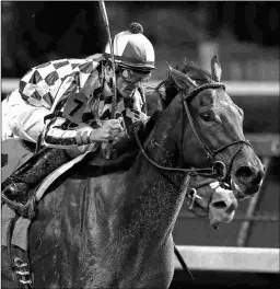  ?? CHURCHILL DOWNS/COADY PHOTOGRAPH­Y ?? Mines and Magic’s last win was the Dogwood in September 2016.