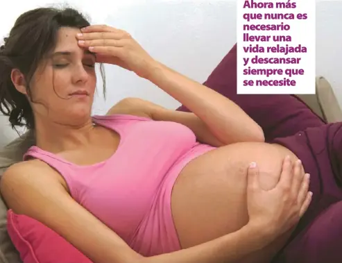  ??  ?? Ahora más que nunca es necesario llevar una vida relajada y descansar siempre que se necesite