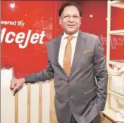  ?? HT/FILE ?? Spicejet promoter and chairman Ajay Singh. The number of promoter shares pledged rose to 24.37% of 59,94,50,183 shares by the end of September from 20.19% at the end of June