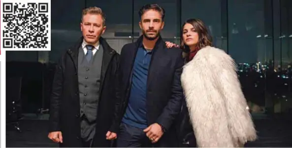  ?? / NETFLIX ?? Hermanos. Joaquín, Andrés y Ana María tendrán que encontrar nuevas estrategia­s para mantener en pie el imperio tequilero.