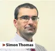  ??  ?? > Simon Thomas