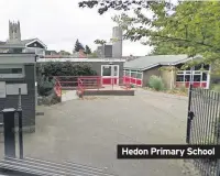  ??  ?? Hedon Primary School