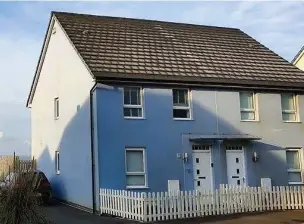  ??  ?? This three-bed semi in Ogmore by Sea with stunning sea views is for sale at £284,500