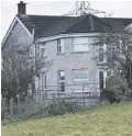  ??  ?? Stabbing: the house in Larne