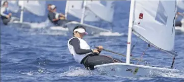  ?? (Photo Pierrick Contin) ?? La Hyéroise Marie Barrué n’en finit plus de s’affirmer au plus haut niveau. Tant mieux étant donné qu’elle lorgne sur les Jeux Olympiques.