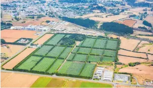  ?? ?? The River Hills Industrial Park subdivisio­n in a high-profile corner position on the outskirts of Tuakau.