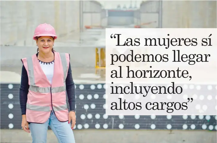  ?? Ing. Ilya Espino de Marotta ocupa por primera vez un cargo en manos de una mujer, participó en el plan maestro y lideró las diversas etapas de la gerencia del proyecto de la ampliación del canal de Panamá. Cortesía Autoridad del Canal de Panamá/La Repúbli ??