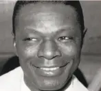  ?? Associated Press 1960 ?? Popular singer Nat “King” Cole died in 1965 at the age of 47.