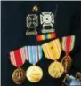  ?? FRAN MAYE
21ST CENTURY MEDIA ?? The medals that Horace J. Brown of Kennett Square earned during World War II are proudly displayed on his jacket.