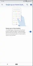  ??  ?? Swipe up on Home Button replaces three Android navigation buttons