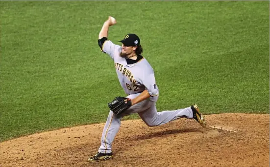  ?? Getty Images ?? Joel Hanrahan pitched in the All- Star Game in his final season with the Pirates. Seven years later, he’s pitching coach for the team’s Class AA Altoona Curve.