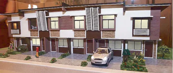  ??  ?? The two-storey Aliyah townhouse is also available in Sabella.