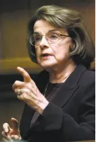  ?? Scott Strazzante / The Chronicle ?? Sen. Dianne Feinstein, D-Calif., who refused to debate in 2012, pledged to do so in this year’s general election.