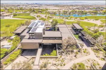  ?? Ivan Sher Group ?? Former gaming executive Jim Murren’s home, which is called Skyspace is in The Ridges in Summerlin. It is on the market $10.5 million.