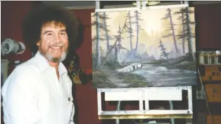  ?? NETFLIX ?? The doc Bob Ross: Happy Accidents, Betrayal & Greed examines the TV host's complicate­d legacy.