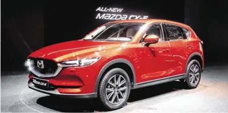  ?? BILD: SN/GK ?? Nach 1,5 Millionen global verkaufter CX-5 seit 2012 kommt am 9. Juni die nächste Generation.