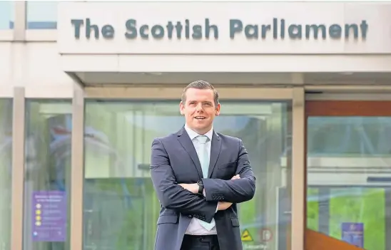  ??  ?? FUTURE: Are Douglas Ross’s claims his party could take on government in Scotland so outlandish after their showing in the election?