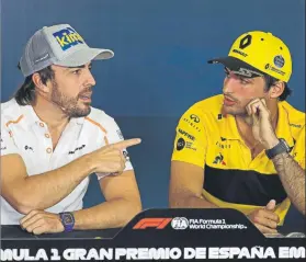  ?? FOTO: EFE ?? Fernando Alonso trabajará para recoger datos para la creación del coche de Sainz