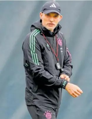  ?? // REUTERS ?? Thomas Tuchel, durante un entrenamie­nto con el Bayern