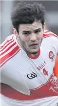  ??  ?? Welcome back: Karl McKaigue returns to the Derry line-up