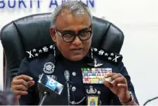  ?? — Bernama photo ?? Ramli says the police, specifical­ly the Cryptocurr­ency Unit within the Bukit Aman CCID, are now able to identify diverse transactio­ns with digital currencies using commercial technology.