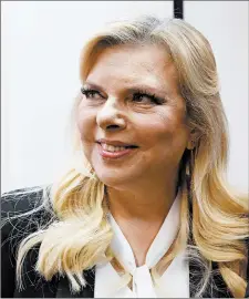  ?? DEBBIE HILL/GETTY-AFP ?? Accused of excessive spending, Sara Netanyahu has earned an image as the Israeli version of Imelda Marcos.