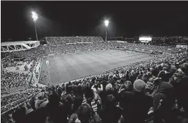  ?? [ADAM CAIRNS/DISPATCH] ?? Crew SC plays its home games in Mapfre Stadium, which, state Rep. Mike Duffey notes, sits on land that is tax-exempt.