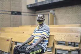  ??  ?? No closure: The SAPS’S William Mpembe and three others stood trial for failing to report the death of Modisaotsi­le van Wyk Segalala (in the photograph, left) in police custody. They were acquitted. His son Hendrik (right) attended the trial hoping for answers about where his father died, so he could perform the necessary cleansing ritual there