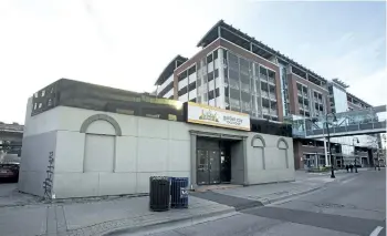  ?? JULIE JOCSAK/POSTMEDIA NEWS ?? The future site of the Garden City Food Coop on Carlisle Street in downtown St. Catharines.