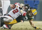  ?? File / The Associated Press ?? Atlanta’s Matt Ryan (2) and the Falcons will face the four-time Super Bowl champion Packers today.