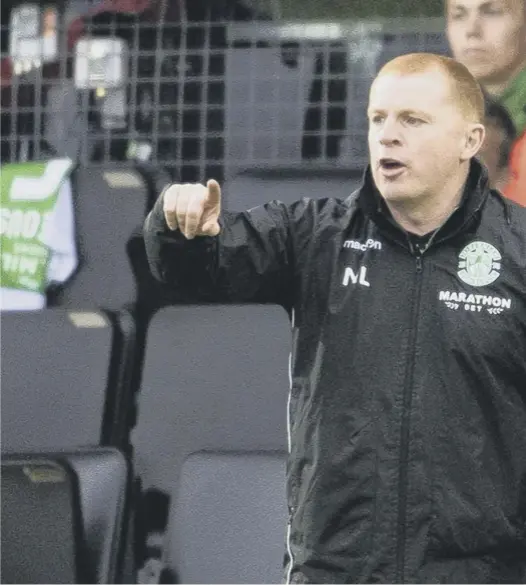  ??  ?? Neil Lennon enjoyed the Celtic-rangers rivalry during his encounters at Ibrox when he was both player and manager of the Parkhead club. Today he takes his Hibs side to Govan, confident they can thrive in the red-hot atmosphere.