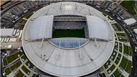  ?? Wikimedia ?? Estádio de São Petersburg­o, que receberá o jogo da seleção brasileira contra a Costa Rica, na 2ª rodada da fase de grupos