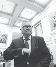  ?? THE CANADIAN PRESS/FILES ?? Public Safety Minister Ralph Goodale’s office says more time is needed to study a U.S. data-sharing agreement.