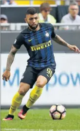  ??  ?? El brasileño Gabriel Barbosa, con el Inter.