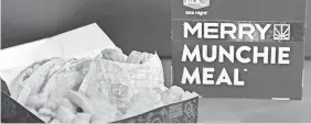  ?? JACK IN THE BOX ?? It comes with half-servings of curly fries and onion rings, two tacos, five mini churros, three crispy chicken strips and a small drink — for $4.20.