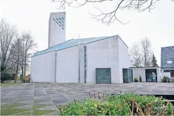  ?? RP-FOTO/A: ABZ ?? In der Kirche Heilige Familie ist das neue Ökumenisch­e Zentrum in Metzkausen geplant. Im Herbst sollen rechtliche Hürden überwunden sein.