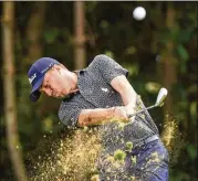  ?? GETTY IMAGES ?? Justin Thomas picked up where he left off last season by taking a three-stroke lead in the CJ Cup at Nine Bridges, the PGA Tour’s first event in South Korea.