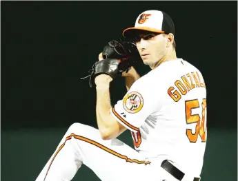  ??  ?? The Sox agreed to terms on a minor- league deal with former Oriole Miguel Gonzalez.
