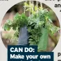  ??  ?? CAN DO: Make your own garden feature